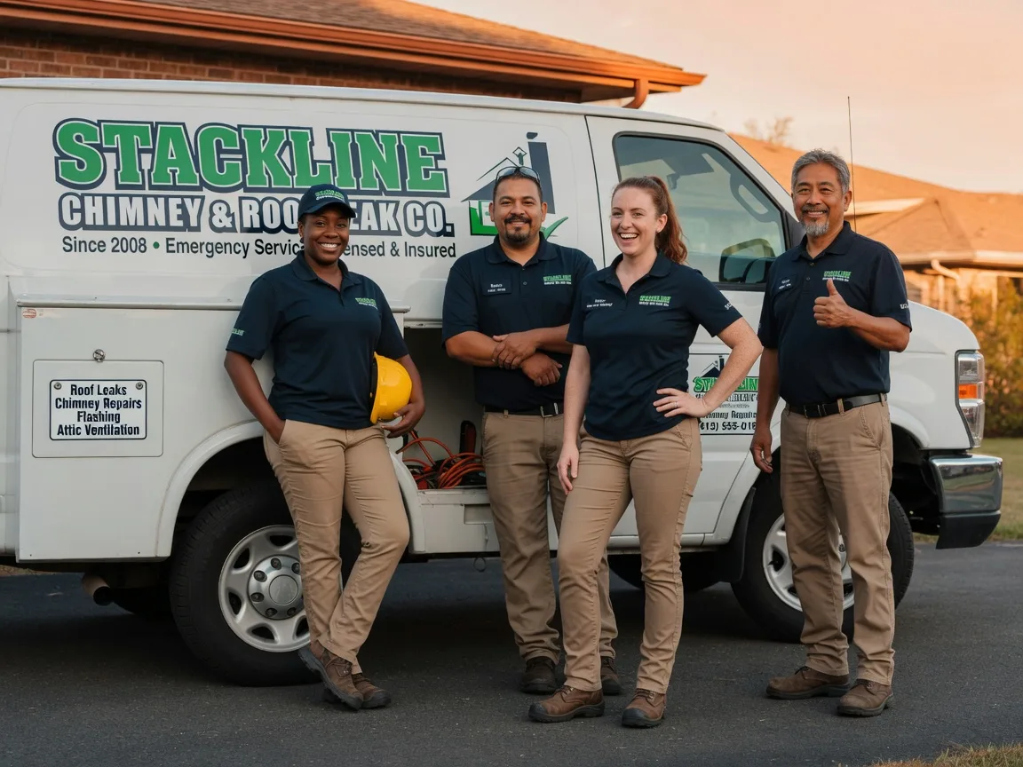 Chimney flashing repair company in Colerain, NC